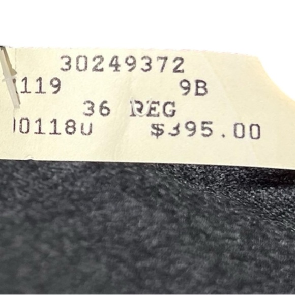 🌻NEW w.tags Vigano Gray Wool Straight Leg Flat Front Dress Pants Men's Size 36 - Picture 12 of 12